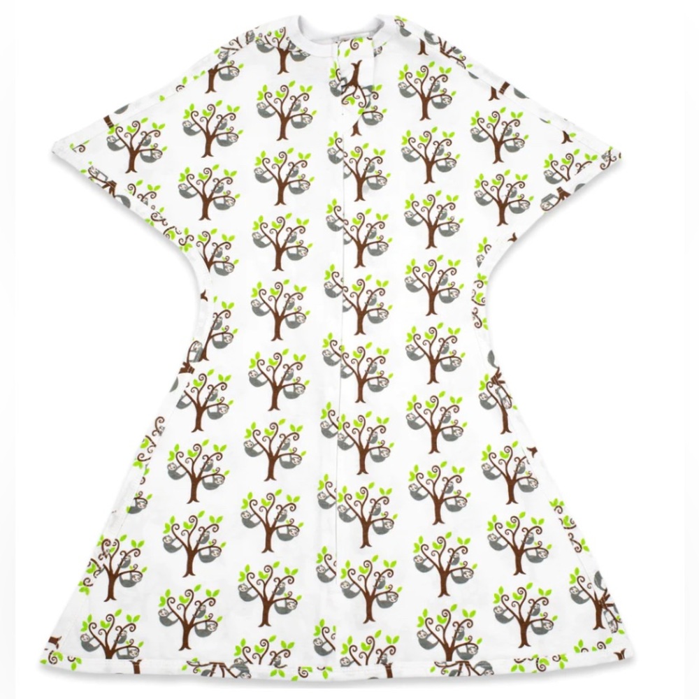 Sleeping Baby Zipadee-Zip Swaddle Transition - Sloth In A Tree - XL 2T-3T